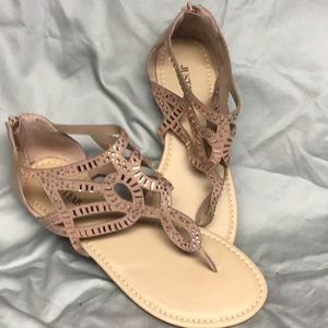 Blush sandals
